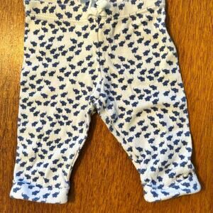 Janie and Jack 0-3 month pants -elephants